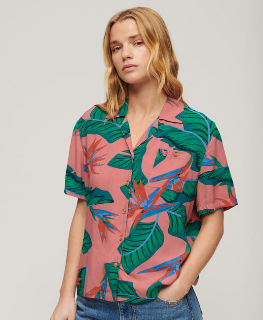 Beach Resort Shirt | Pink Paradise