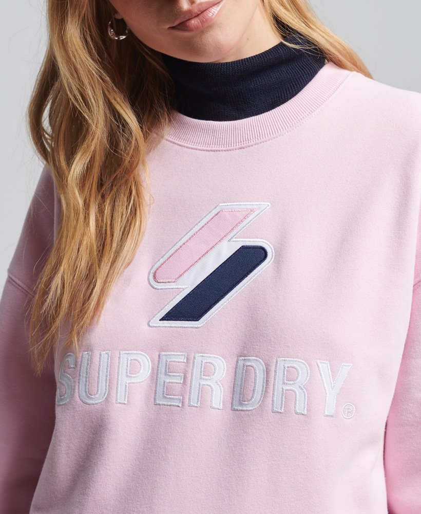 Code Sl Stacked Apq Crew | Roseate Pink