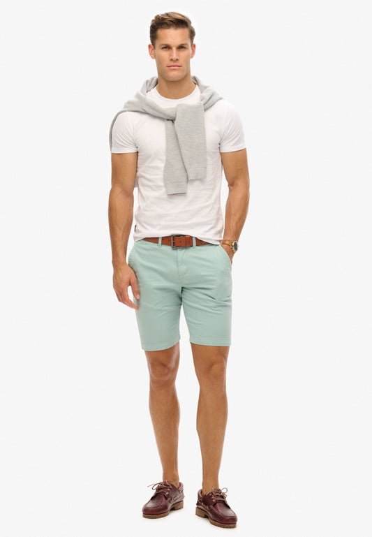 Vintage Slim Fit Chino Short | Fresh Mint Green