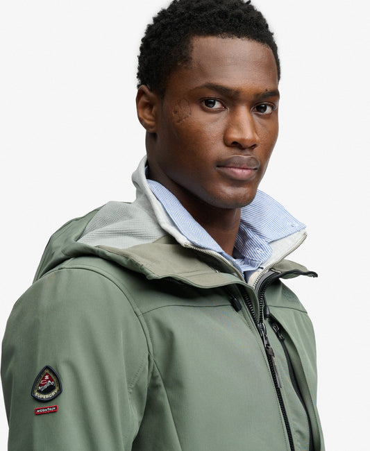 Hooded Softshell Trekker Jacket | Freestyle Green