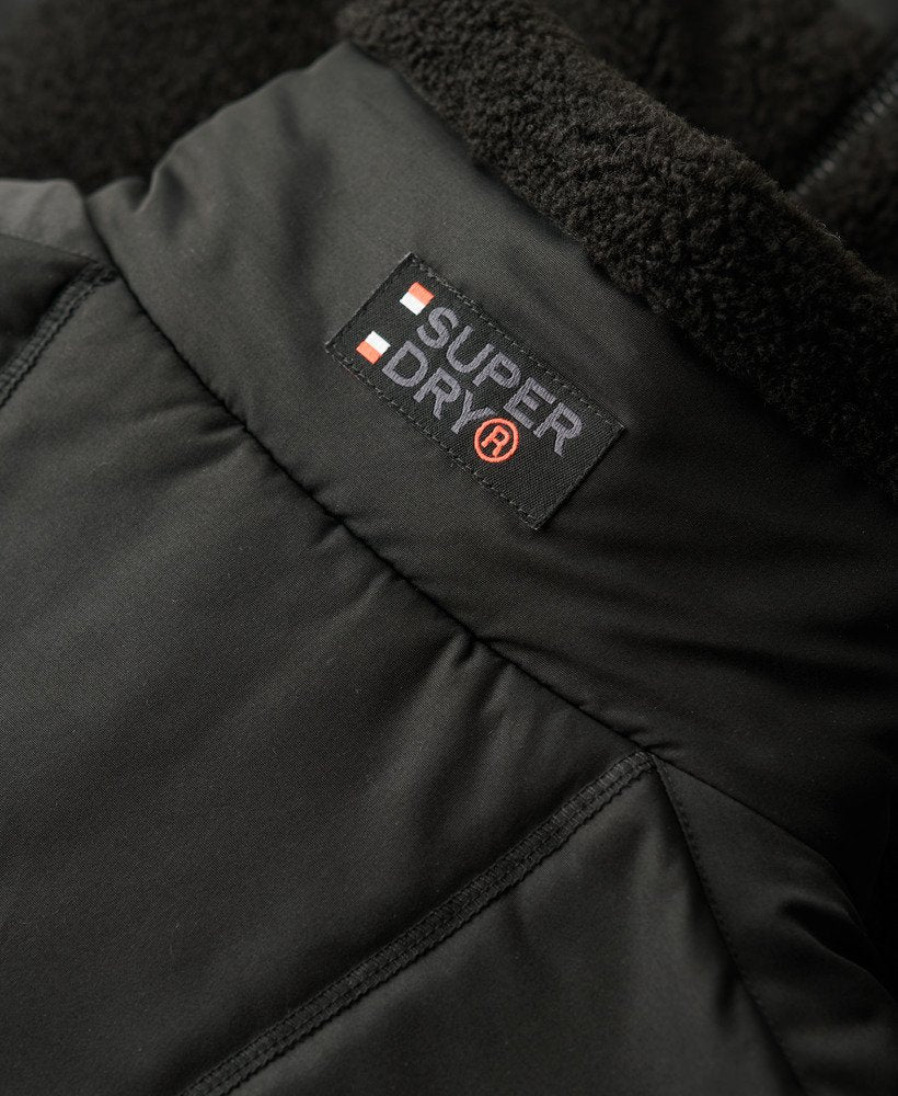Relaxed Fleece Trekker Jacket | Black