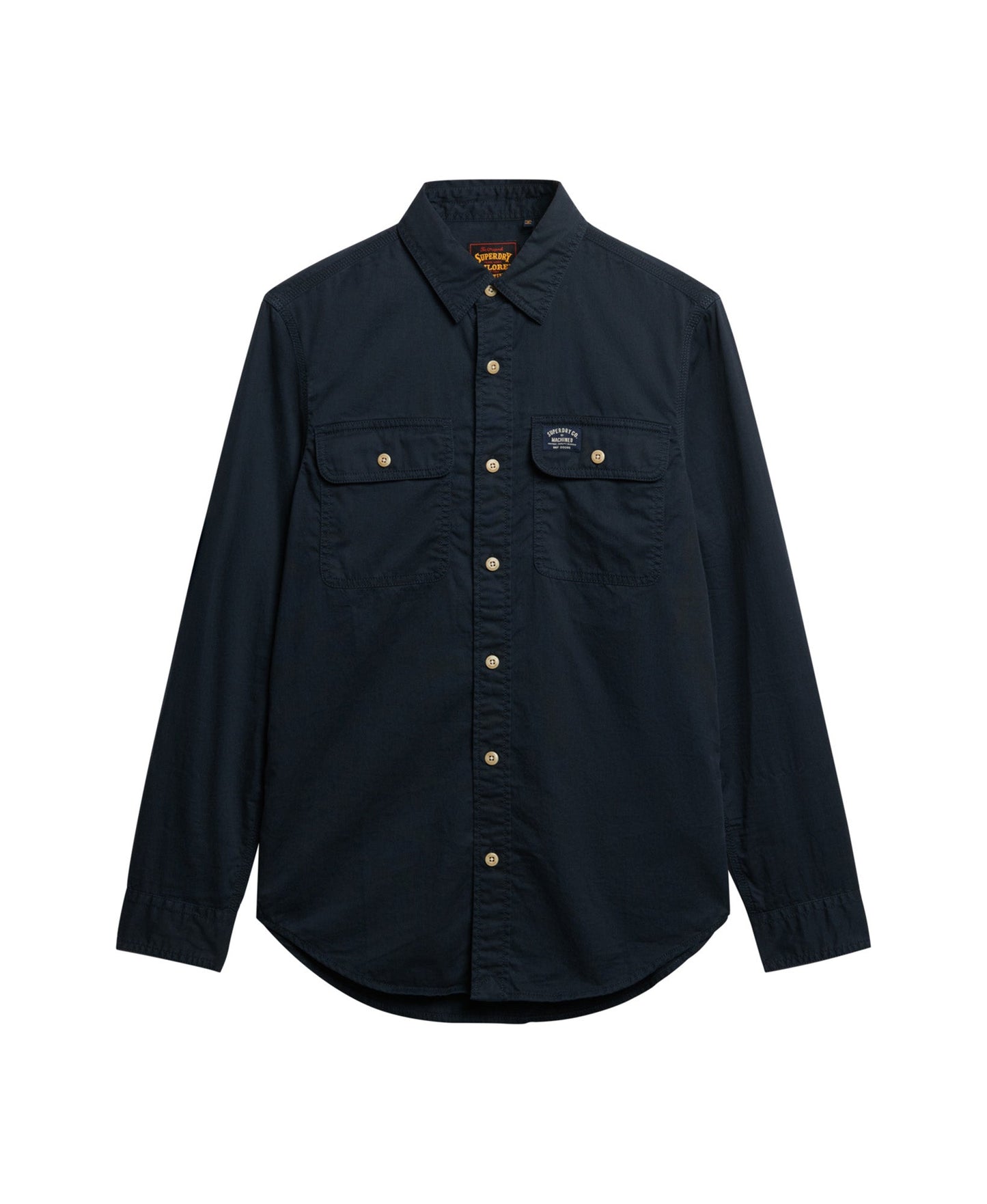 Cotton Workwear Long Sleeve Shirt | Eclipse Navy