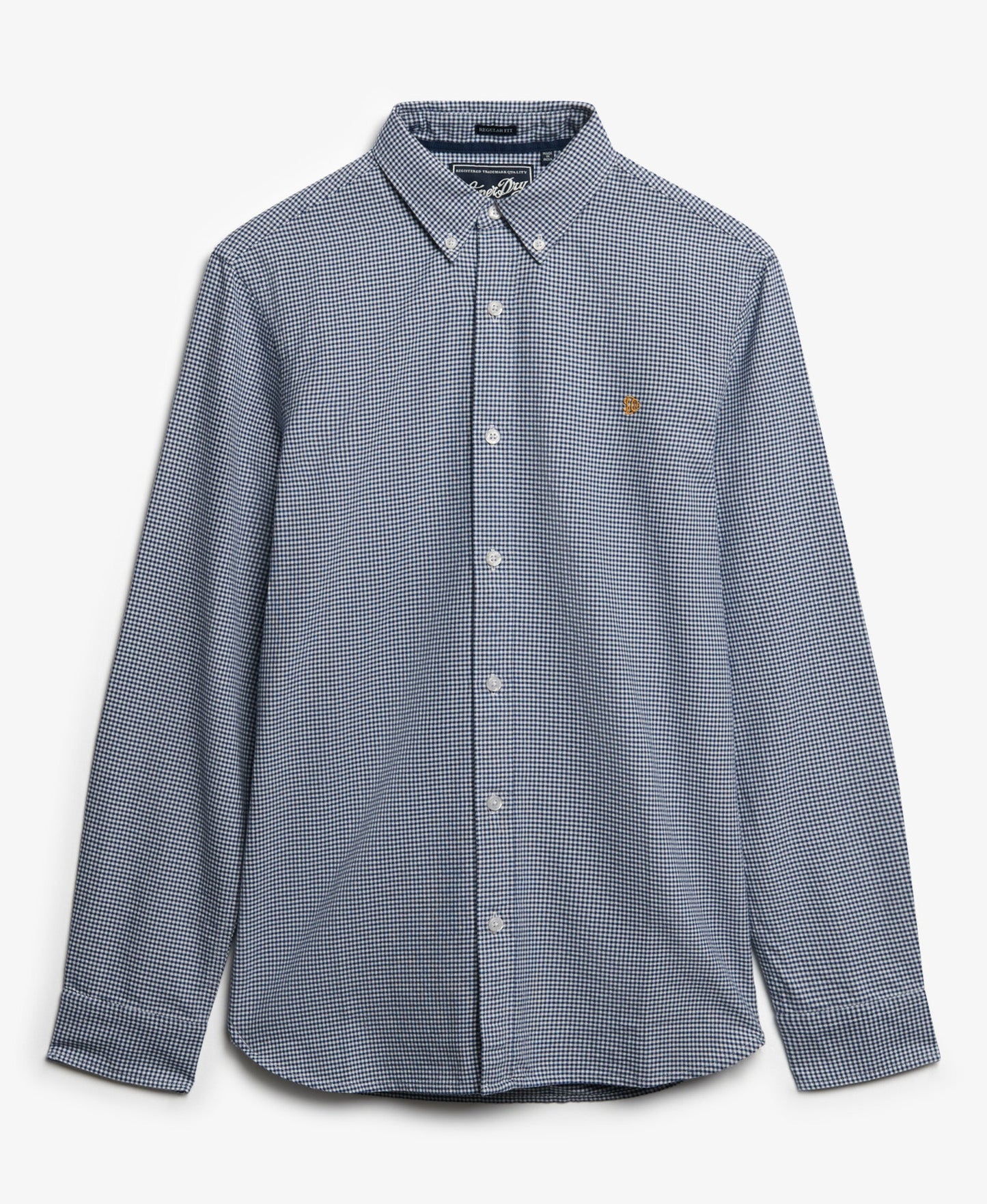 Classic Oxford Long Sleeve Shirt | Ocean Navy Gingham