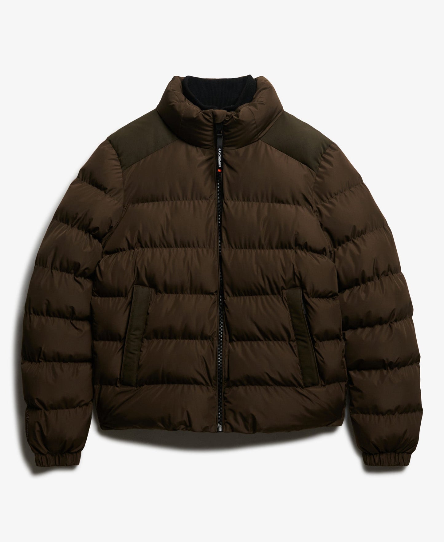 Sports Puffer Jacket | Slate Brown