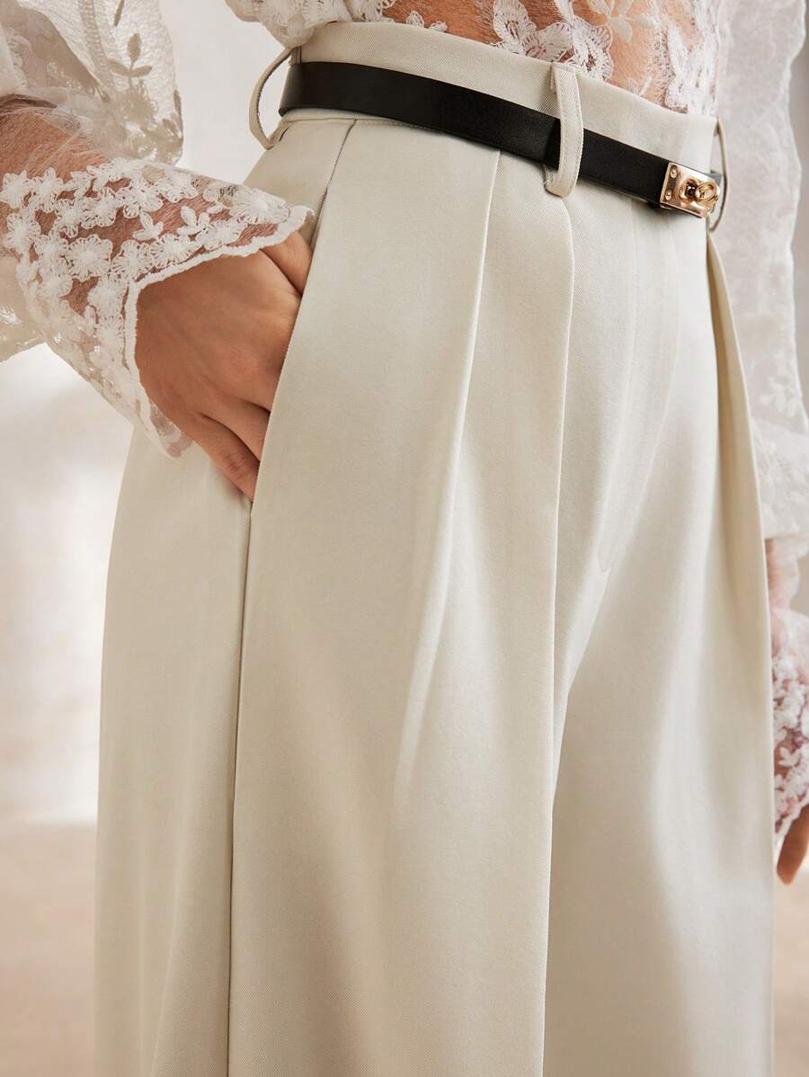 Women's Modern Stylish Simple Wide-Leg Suit Pants