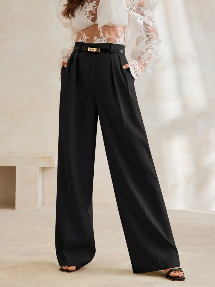 Women's Modern Stylish Simple Wide-Leg Suit Pants