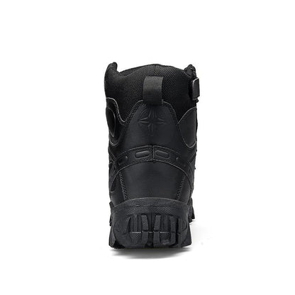 (BLACK FRIDAY SPECIAL-70%OFF)Men's  Winter Anti-Puncture Wide Toe Combat Boots Waterproof Non-Slip Orthopedic Support Work Boots