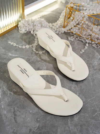 Women's Wedge Platform Thong Sandals