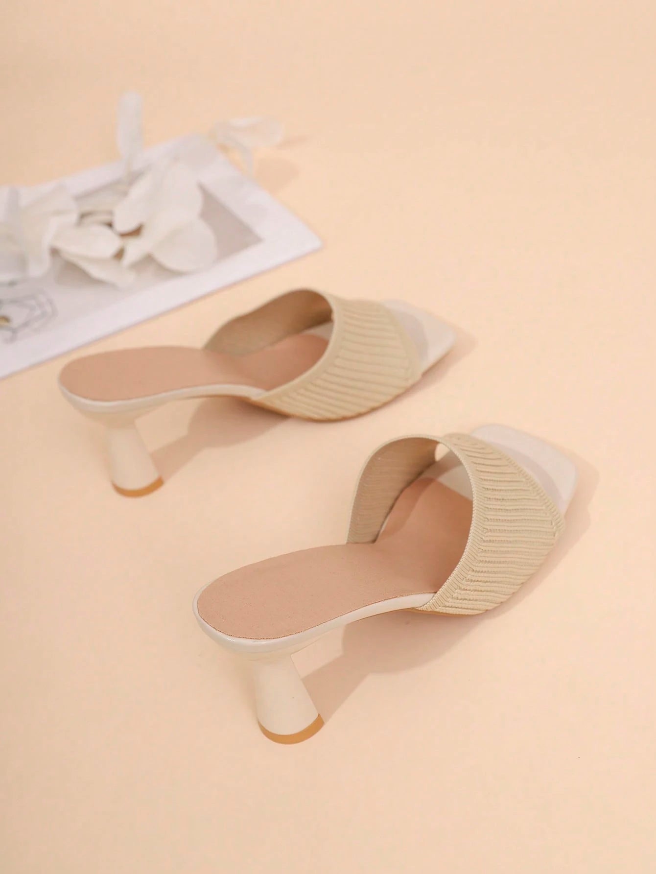 Women's Mid-Heel Slide Sandals