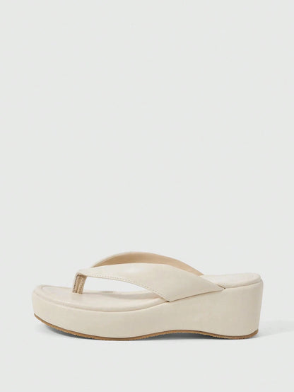 Women's Open Toe Platform High-Heeled Flip-Flops