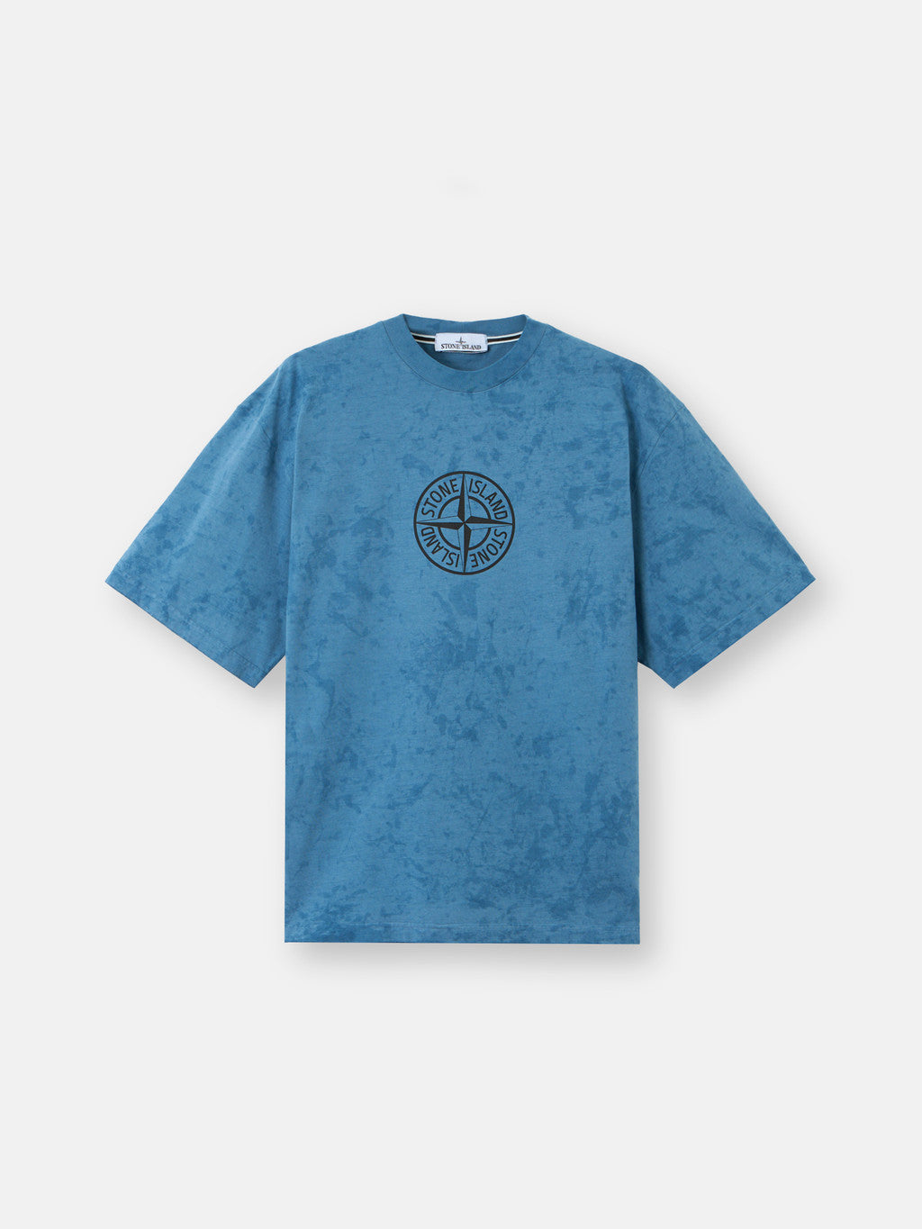 2100021 COMBED ORGANIC COTTON JERSEY 'PAINTBALL' TREATMENT