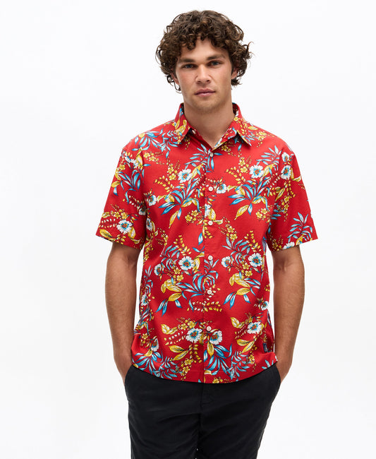 Hawaiian Shirt | Red Hawaiian