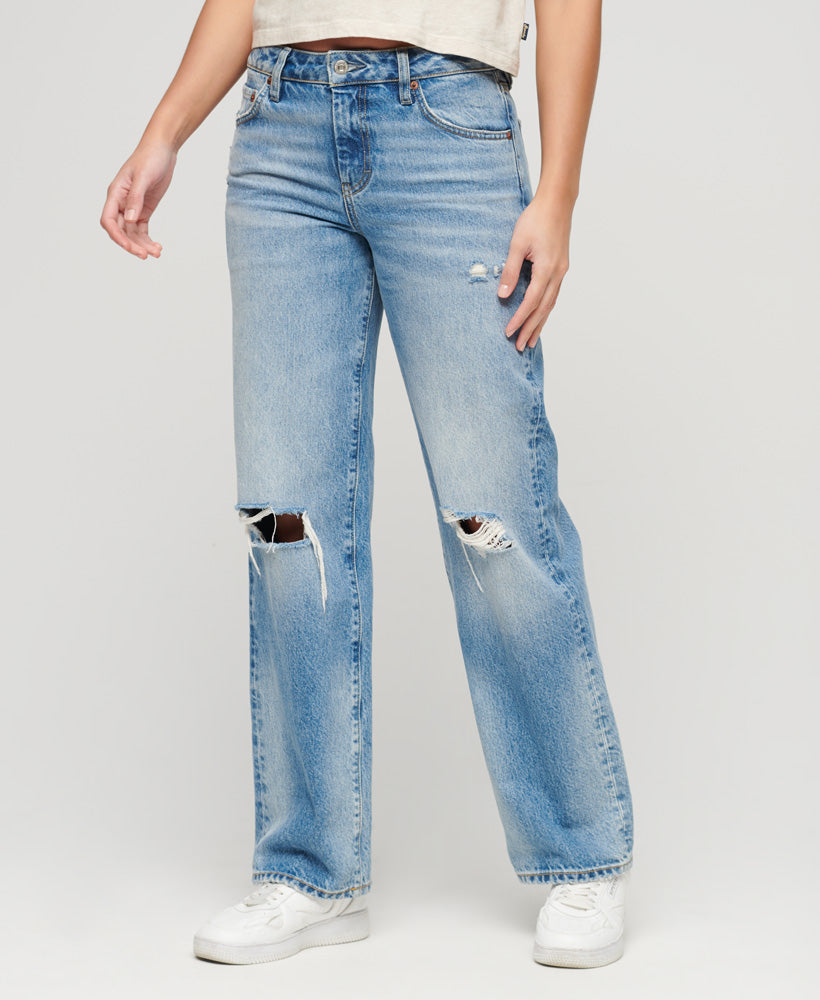 Organic Cotton Mid Rise Wide Leg Jean | Spring Vintage Custom 30