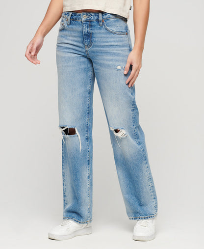 Organic Cotton Mid Rise Wide Leg Jean | Spring Vintage Custom 30
