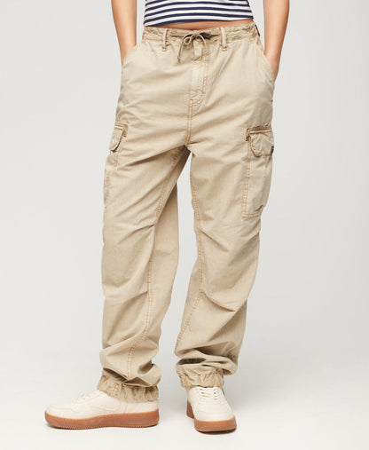 Low Rise Para Cargo | Stonewash Taupe Brown