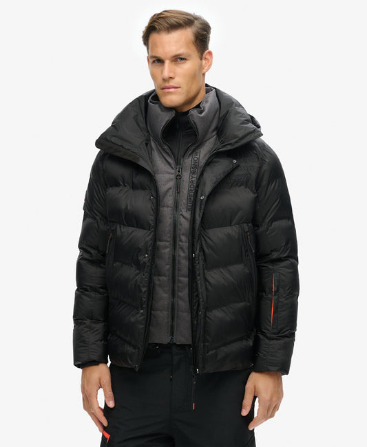 Ski Sport Puffer Jacket | Black