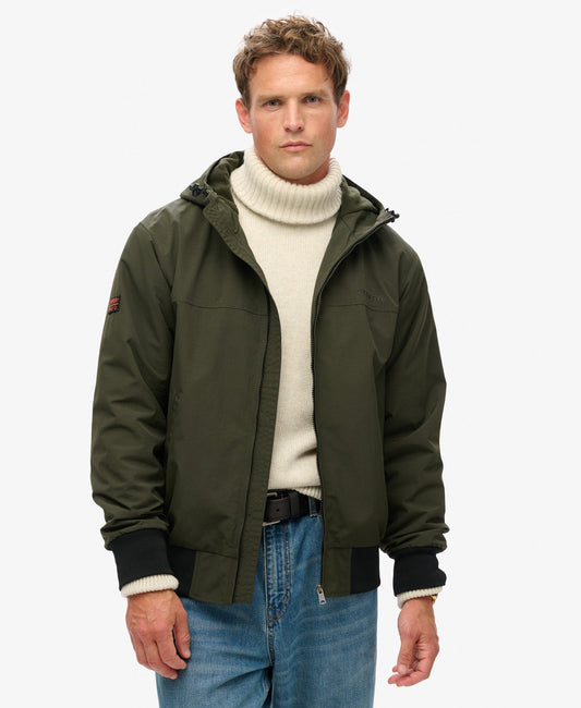 Surplus Nylon Hooded Bomber | Surplus Goods Olive Green