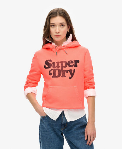 Cooper Tonal Logo Hoodie | Pastelline Coral