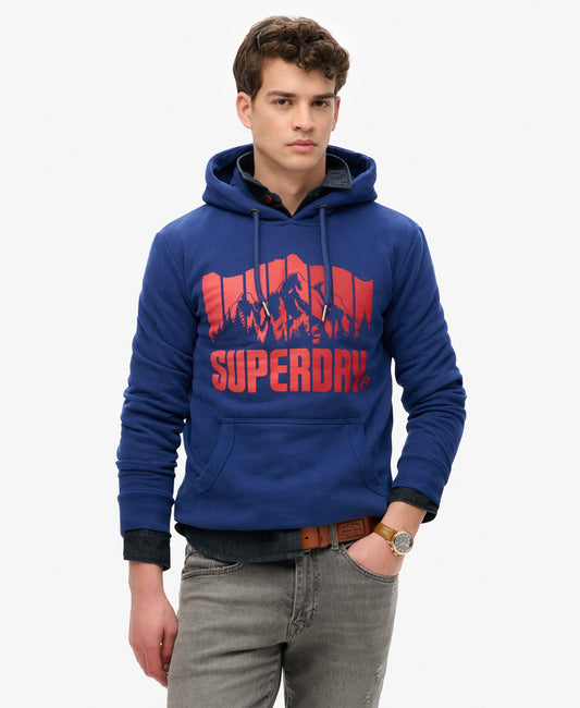 Mountain Rainbow Hoodie | Supermarine Navy