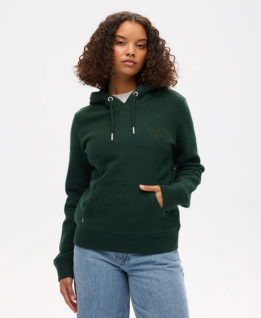 Essential Logo Hoodie | Enamel Green