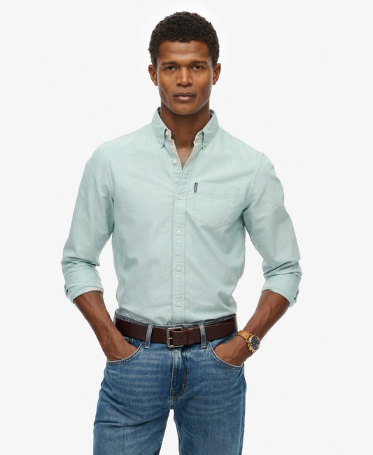 Essentials Oxford Shirt | Peppermint Chambray Oxford
