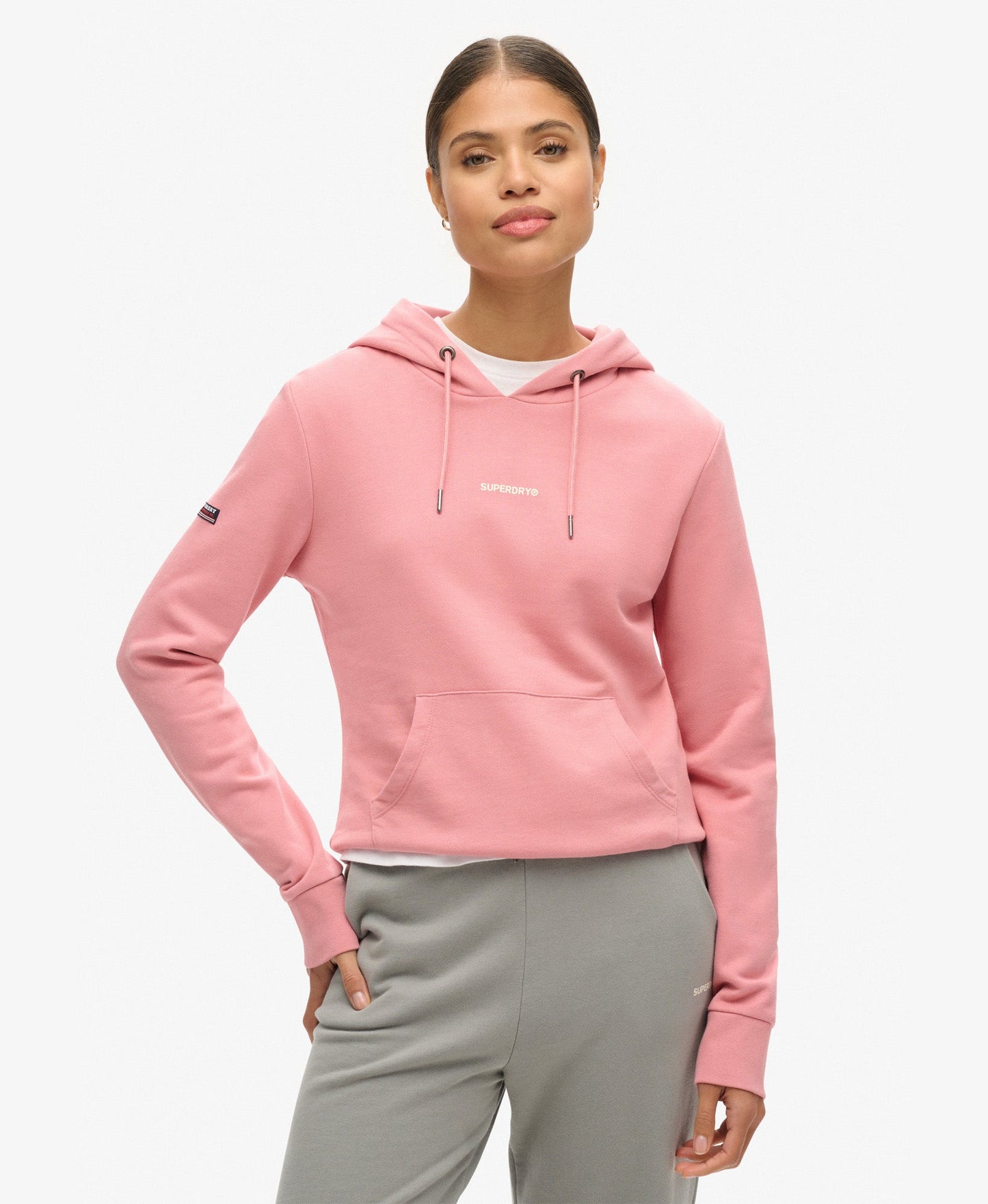 Plain Hoodie | Smoke Rose
