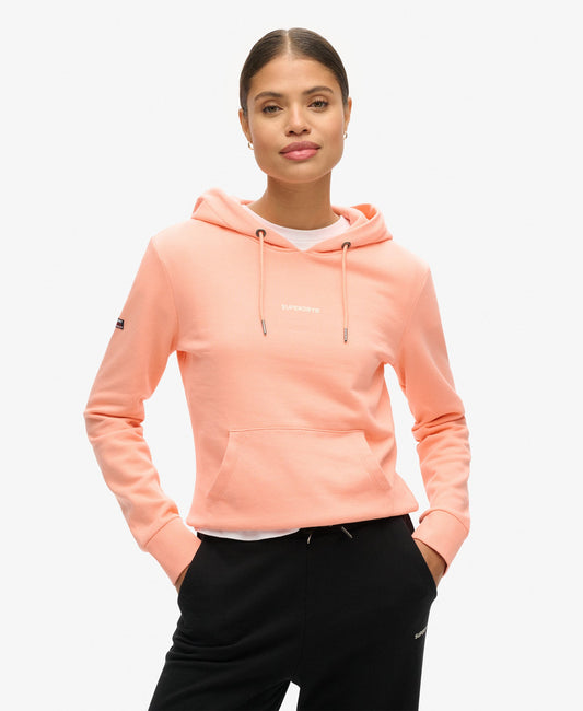 Plain Hoodie | Peach Amber Pink