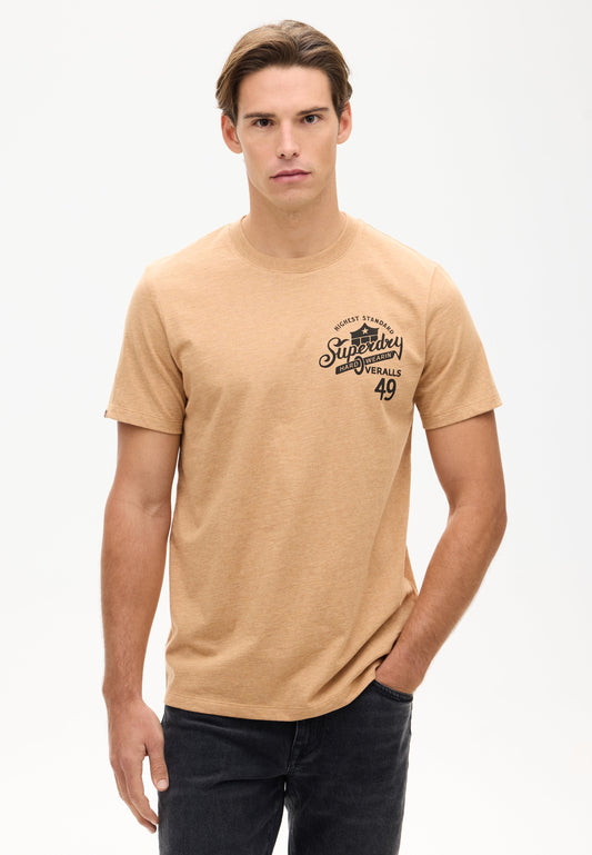 Vintage Workwear Graphic Tee | Yellow Grit