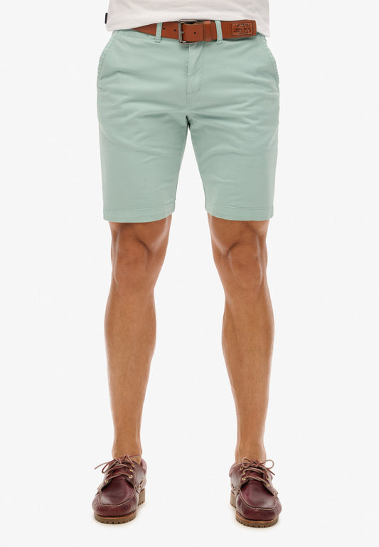 Vintage Slim Fit Chino Short | Fresh Mint Green