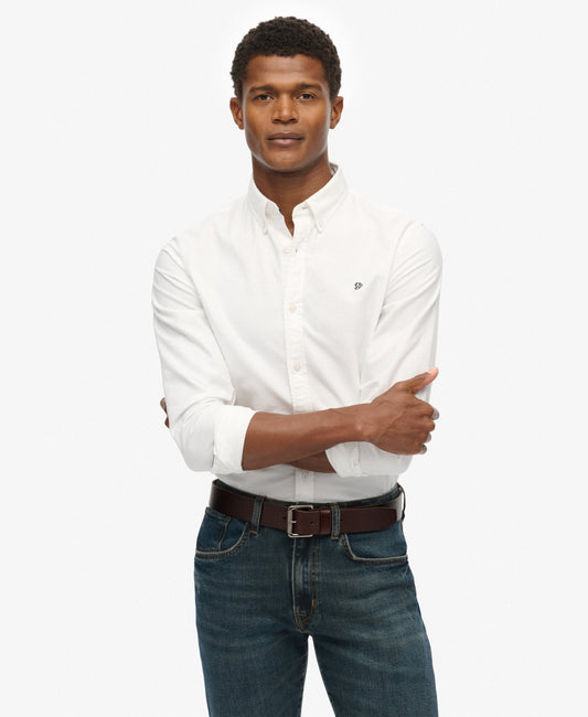 Classic Oxford Long Sleeve Shirt | Optic White Oxford