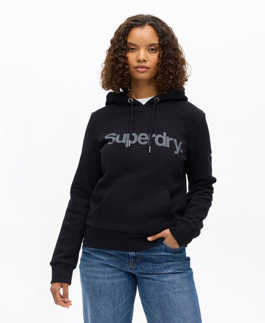 Core Logo Hoodie | Black