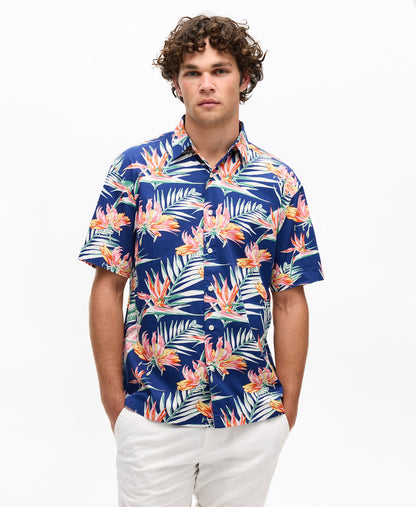 Hawaiian Shirt | Navy Paradise
