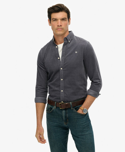 Classic Needle Cord Shirt | Lauren Navy