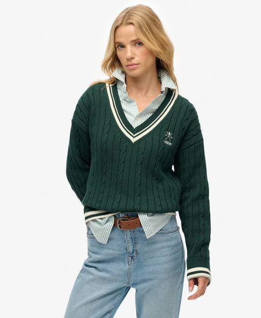 Cricket Club Jumper | Enamel Green