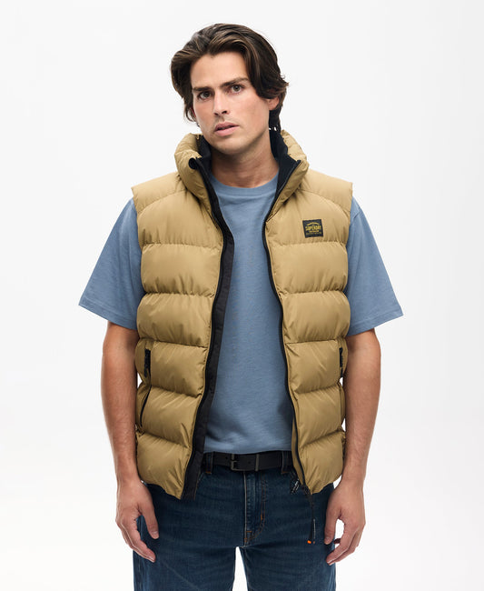 Sports Puffer Gilet | Rock Stone
