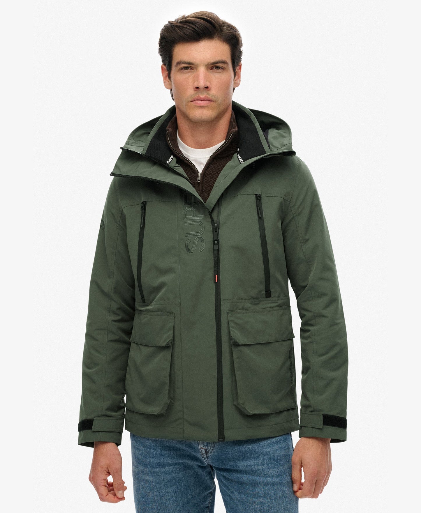 Hood Ultimate Embroidered Windbreaker | Laurel Khaki