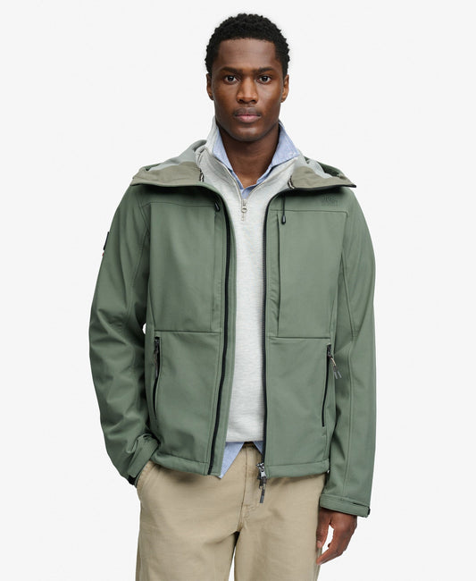 Hooded Softshell Trekker Jacket | Freestyle Green