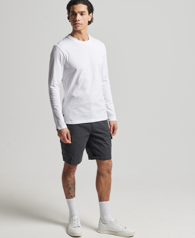 Organic Cotton Vintage Logo Embroidered Slim Fit Top | Optic