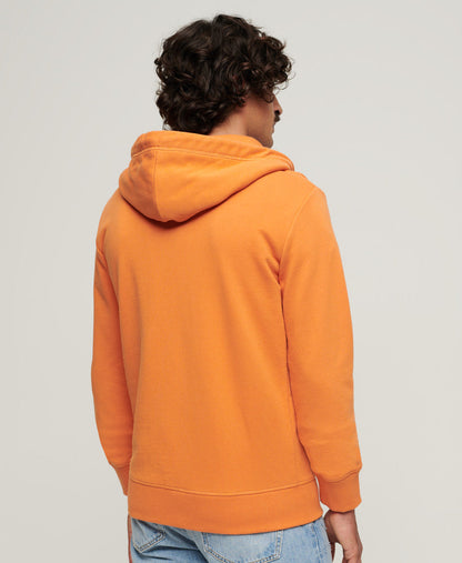 Essential Logo Slim Fit Ziphood | Mojave Orange