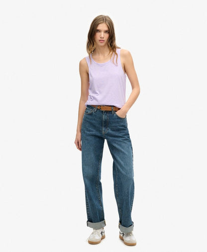 Scoop Neck Tank Top | Light Lavender Purple