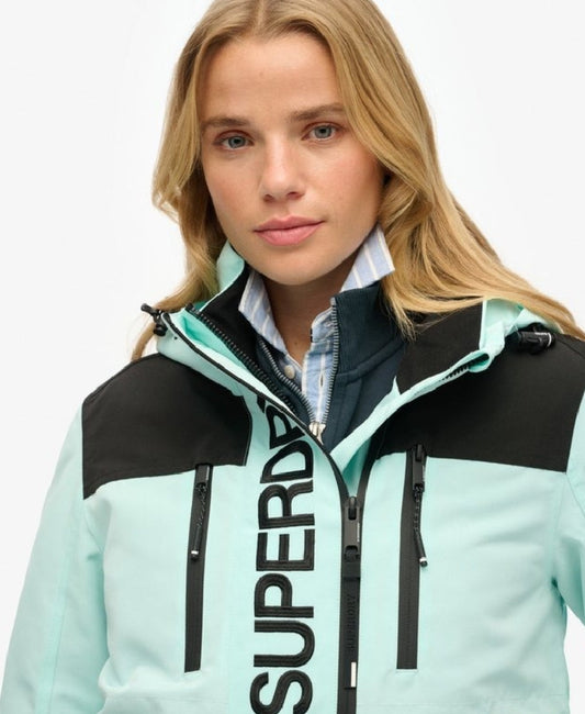 Colour Block Ultimate Windbreaker | Cali Blue/Black