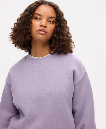 Essential Logo Crew Sweat | Brassica Lilac