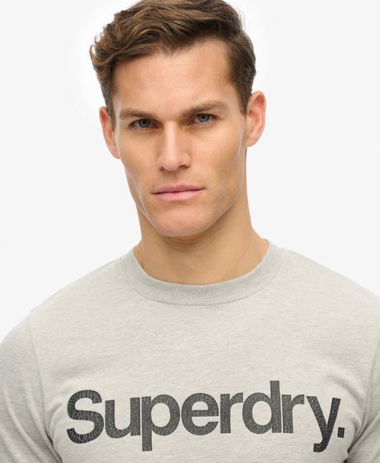 Core Logo Tee | Grey Marle