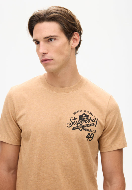Vintage Workwear Graphic Tee | Yellow Grit