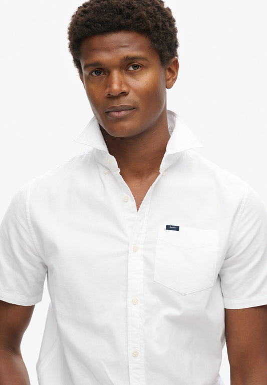 Vintage Oxford Short Sleeve Shirt | Optic