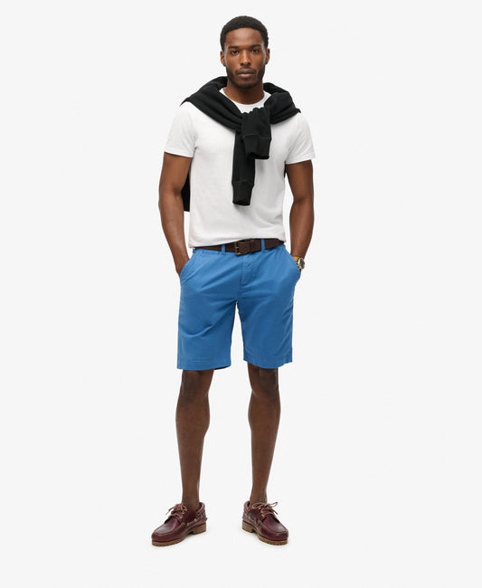 Vintage Slim Fit Chino Short | Neptune Blue