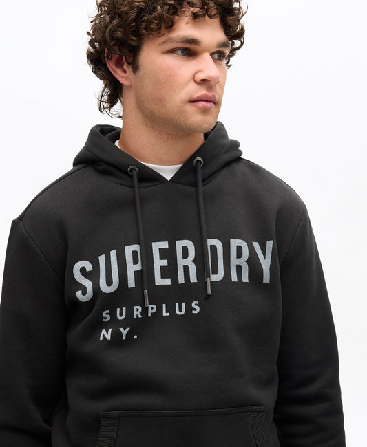Surplus Graphic Hoodie | Washed Surplus Black