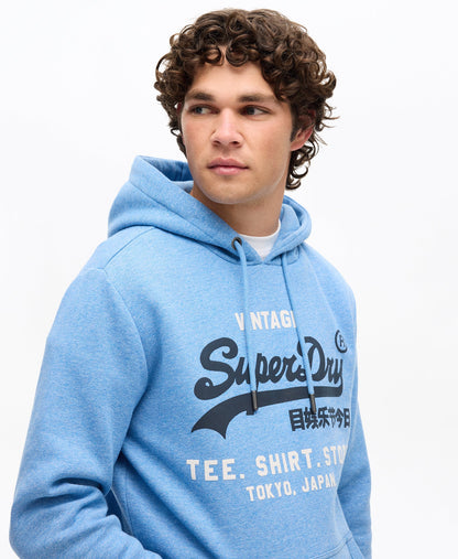 Vintage Logo Relaxed Hoodie | Fresh Blue Grit