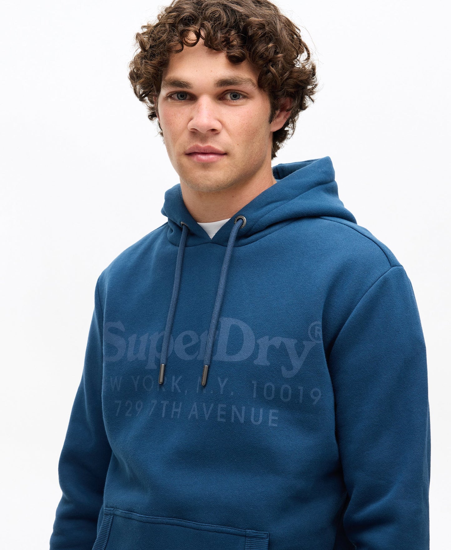 Tonal Venue Logo Hoodie | Blue Bottle