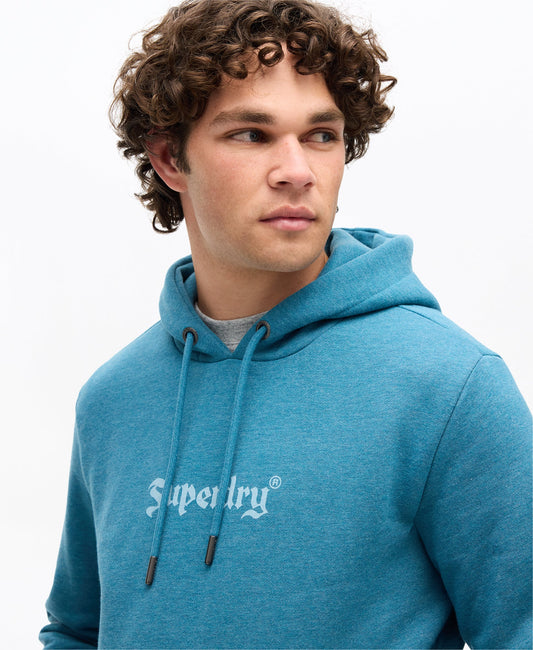 Retro Rock Graphic Hoodie | Alaskan Blue Marle